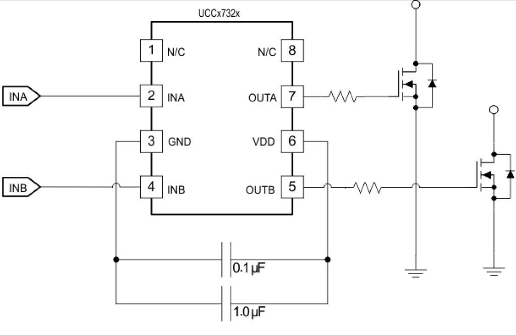 Topdiode TNSG27324 to replace TI UCC27324